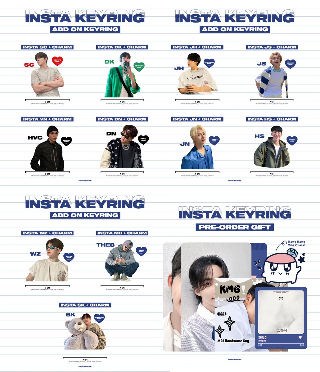 [PO] 𝓜𝓲𝓷𝔀𝓸𝓷 𝓵𝓸𝓿𝓮𝓻𝓼 𝓬𝓵𝓾𝓫 &amp; 𝓘𝓷𝓼𝓽𝓪 𝓴𝓮𝔂𝓻𝓲𝓷𝓰 𝓼𝓿𝓽

📆~2 des 2022 23:59 WIB
❣️MWLC PACKAGE [Lovers &amp; Club] | Insta Keyring SVT
🖇️form (cek di thread bawah)
📦send/pickup bets dec✅

💜💚💎