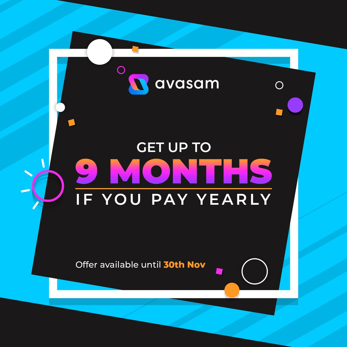 😃We've decided to extend our amazing Black Friday subscription deal until 30th Nov!

▶️Start your DropShip business with Avasam's Black Friday promotion!
🤩Get up to 9 MONTHS OFF if you pay yearly
⏰Available until the 30th of November 2022

Sign-up here: avasam.social/3GjZqJk