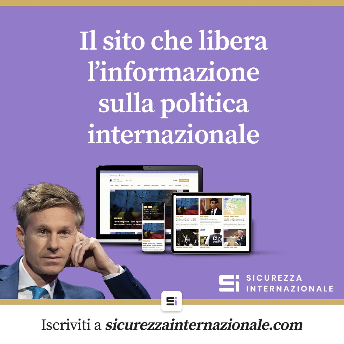 Nasce sicurezzainternazionale.com, il sito sulla politica internazionale che persegue tre obiettivi principali: 
(Leggi tutto bit.ly/3UlALYl)