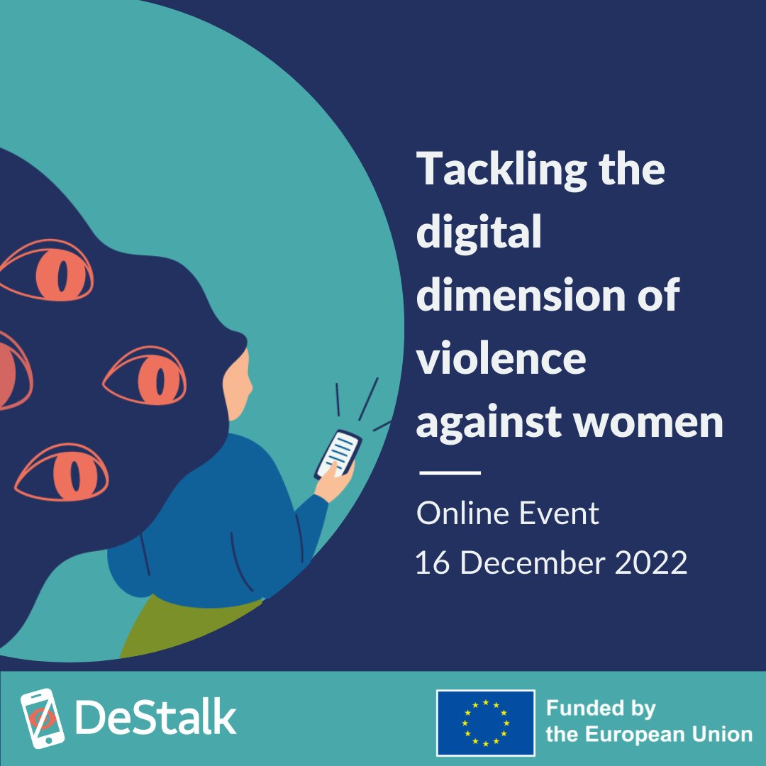 kaspersky's tweet photo. ACT NOW ๐ข We are pleased to invite you to the #DeStalk virtual event โTackling the digital dimension of violence against women"
๐ Join us the 16th December'22
๐ Register here
#cyberviolence #techsecurity #violenceagainstwomen #onlineabuse #DeStalk https://t.co/jHfZL474L8 https://t.co/62jKma5bkt