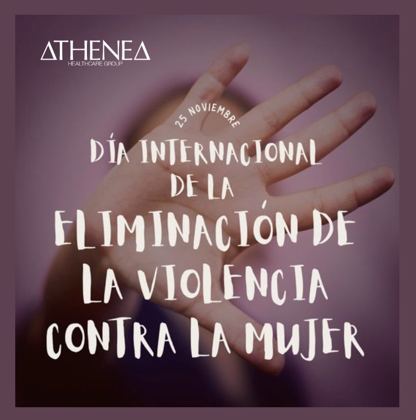 GroupAthenea's tweet photo. 📆 Desde @GroupAthenea nos sumamos al Día Internacional de la Eliminación de la Violencia contra la Mujer, y recordamos a la población la importancia de reconocer las señales de alerta de violencia y buscar ayuda. 

#NoMásViolencia 🕊️🙏🏻 https://t.co/fZTnD127xG
