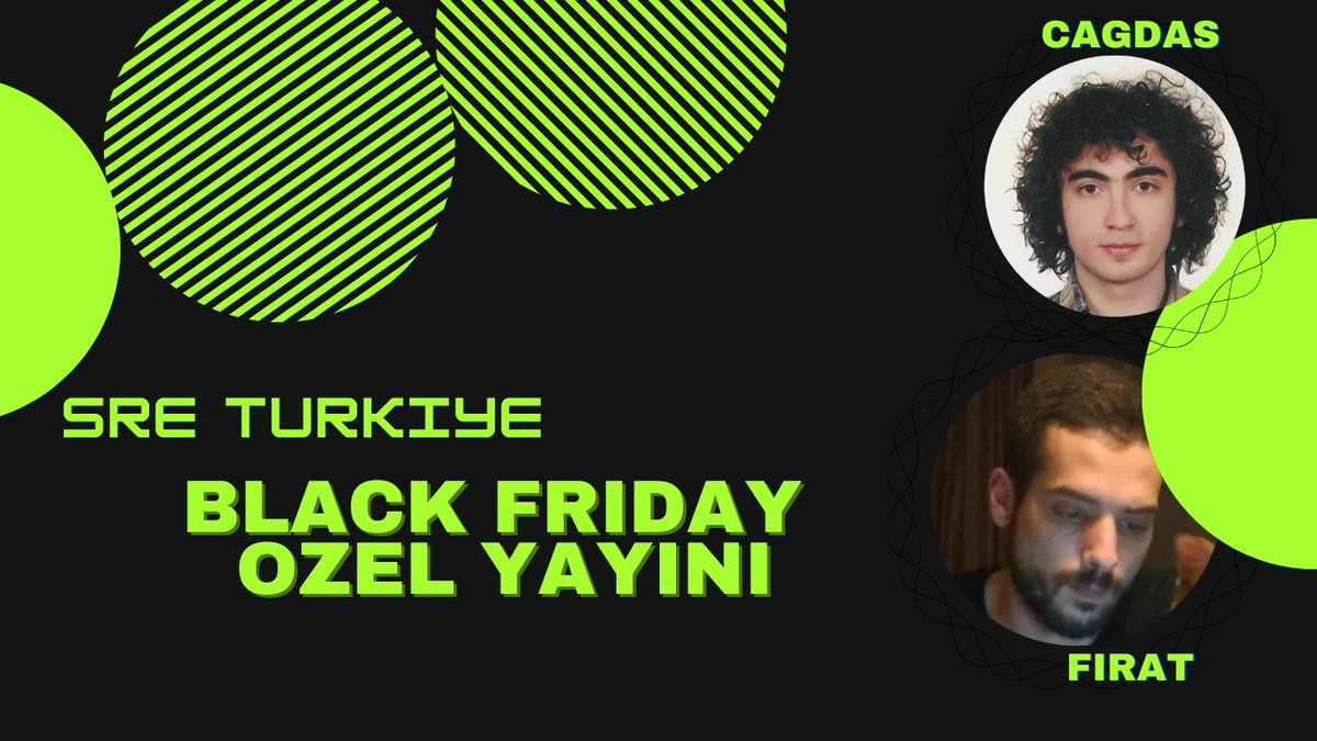 Cok uzun bir aradan sonra bu aksam Black Friday ozel yayiniyla tekrar aranizdayiz. Tum icapcilari/on-call lari yayina bekliyoruz. Aksam TSI 23:00 da gorusmek uzere
 
youtube.com/watch?v=jAtqMg…