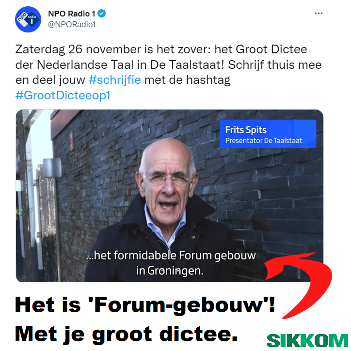 Sikkom050's tweet photo. LOL. #Grootdictee #Groningen https://t.co/nkqgUQfkdt