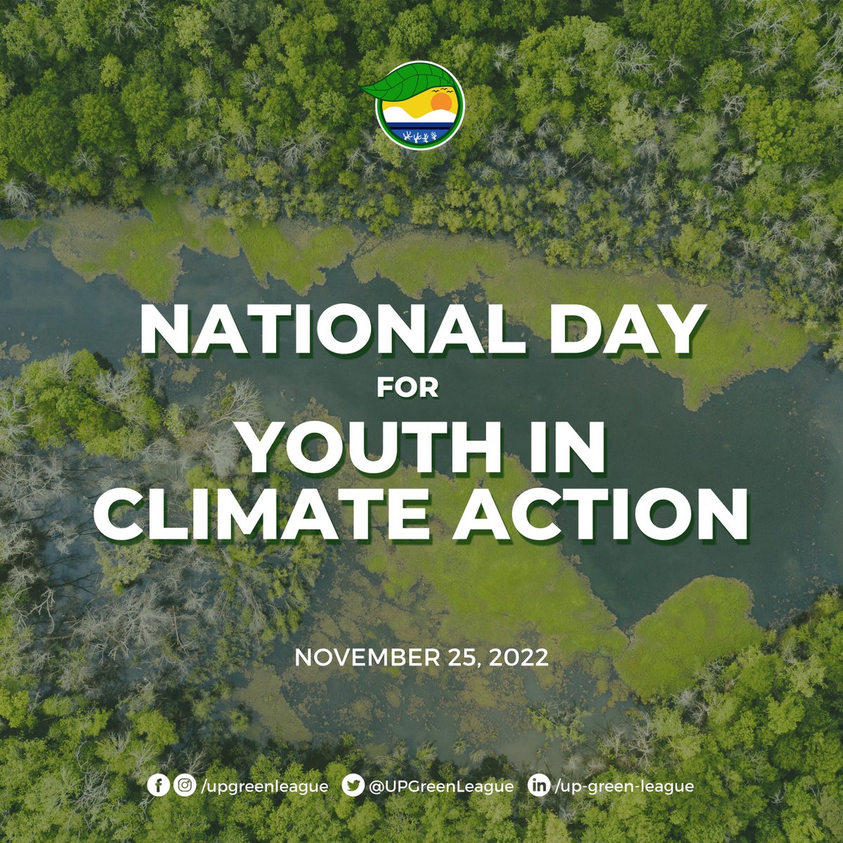 UPGreenLeague's tweet photo. November 25 is a yearly celebration of the youth's role in fighting climate change. โ
#NationalDayforYouthinClimateAction
#ProtectRestoreConserve
Read more: https://t.co/N4mKU4hmvA https://t.co/b7y0ya5db8