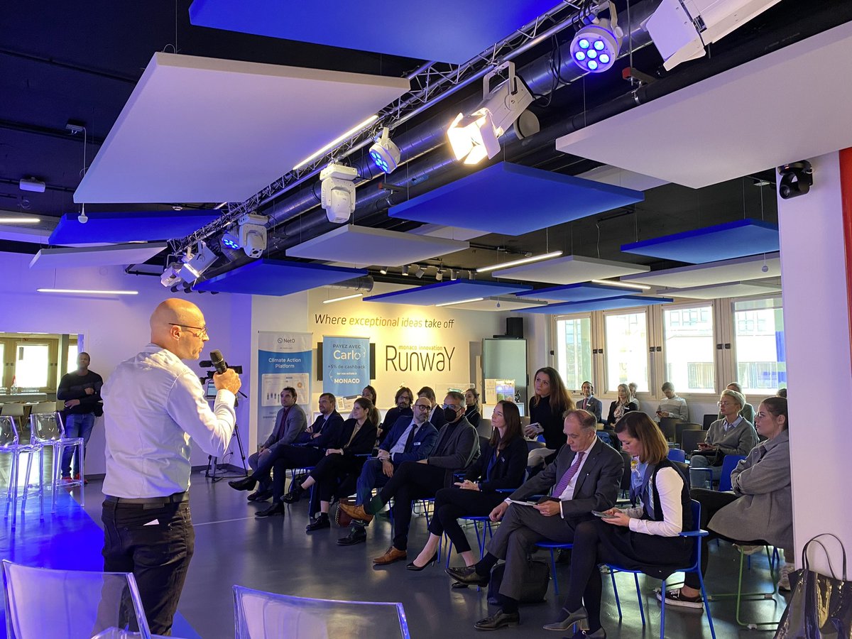 MonacoTech_MC's tweet photo. C’est au tour de @Infineis et @net0carbon de pitcher leurs projets 🎤 devant notre écosystème et la presse.
#MonacoTech #MTDAY @GvtMonaco https://t.co/aYckfbht5h