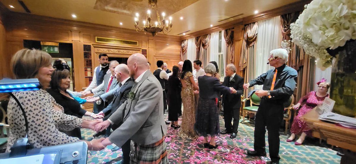 kingsfolk's tweet photo. Excellent dancing at the Milestone Hotel with Kingsfolk https://t.co/tDQRNSyfow