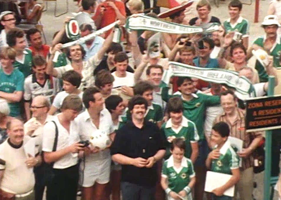 Imagine UTV sent a film crew to follow the Northern Ireland team every day at the 1982 World Cup interviewing players and fans with reaction from the pubs and streets in Belfast, but it then sat forgotten for 40 years. Keep 11 December in your diary. Details coming soon. #gawa