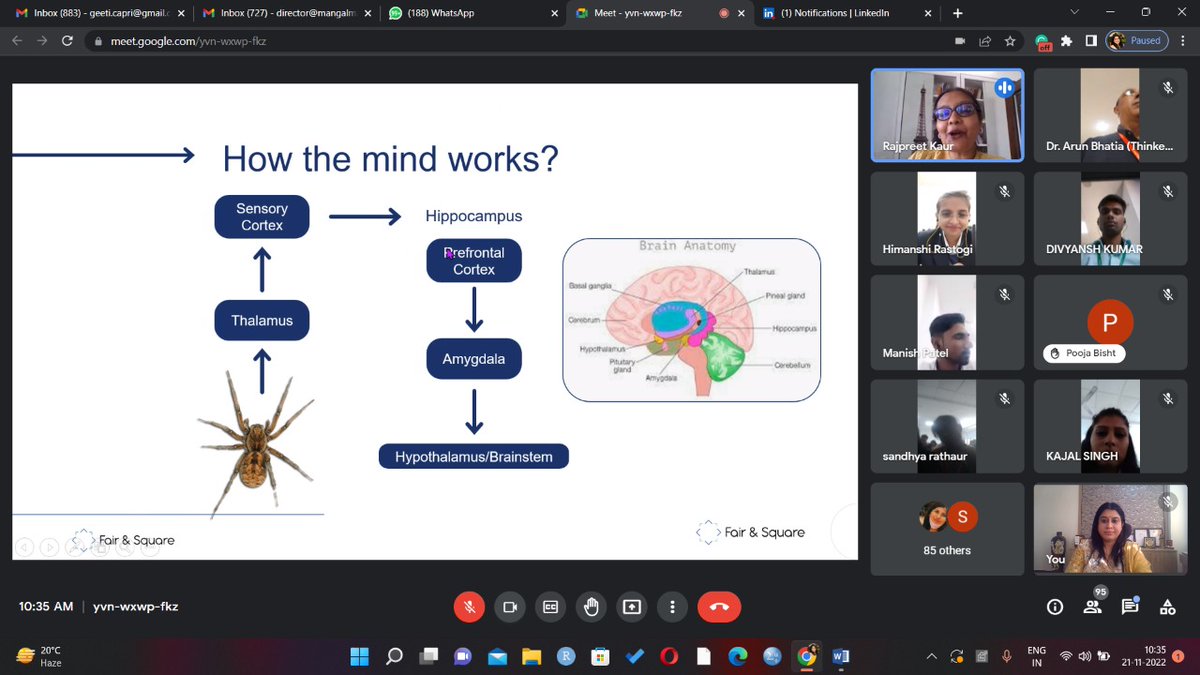 MangalmayT's tweet photo. MIMT, had organised an online session on 21st Nov, 2022, under the aegis of IIC on the Topic “My Story: Motivational Session by a startup Founder”. Our Guest Speaker was Ms. Rajpreet Kaur, Founder, Fair and Square. @mhrd_innovation 
#mimtworld #IIC2022 #entrepreneurship #startup https://t.co/OqXWZfqbNs
