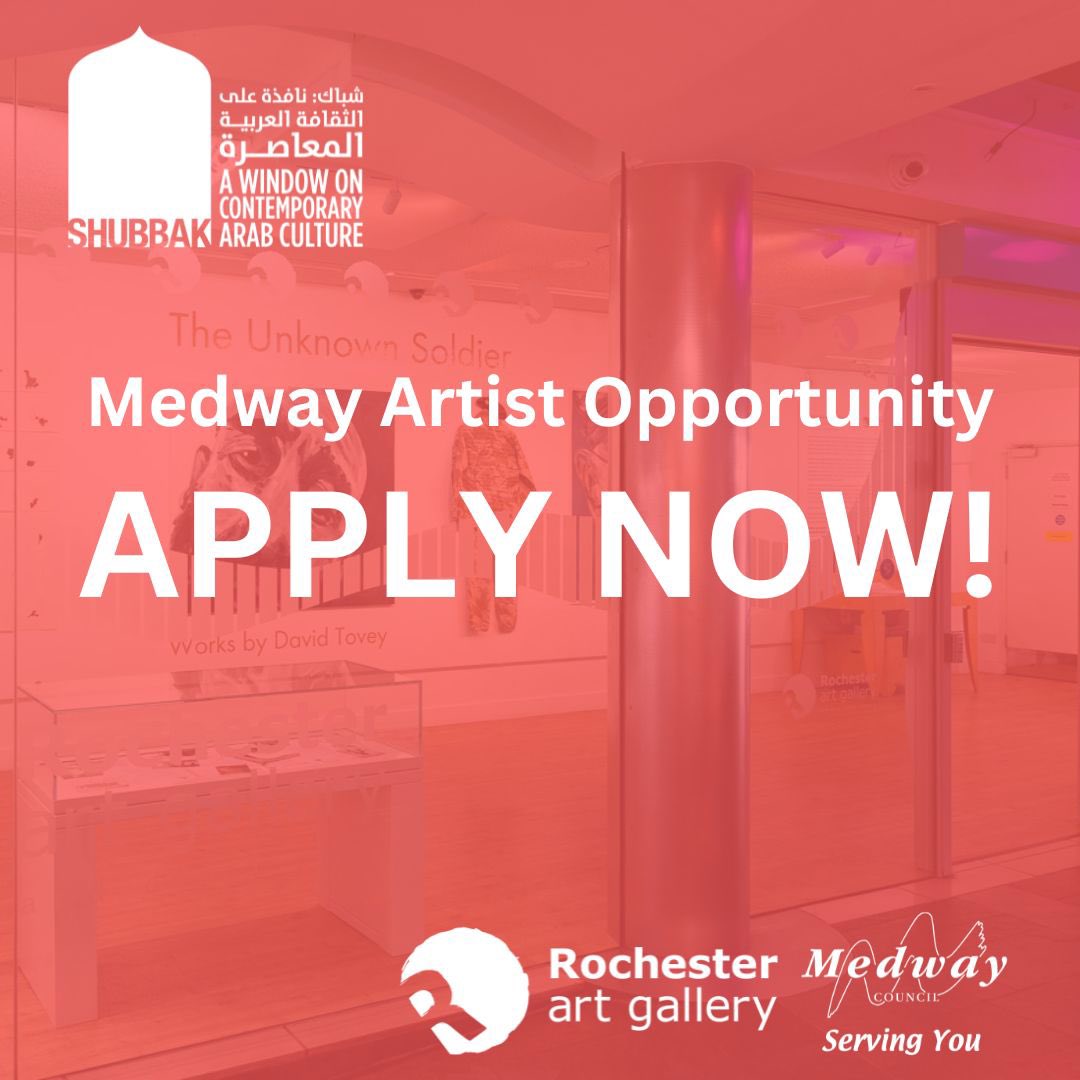 Shubbak (@shubbakfestival) on Twitter photo 📢 Artist Call Out! 📢
We, Medway Council and Rochester Art Gallery are inviting visual artists of Arab or SWANA heritage to apply for a new and exciting exhibition opportunity as part of the next Shubbak Festival <a href="/MedwayArts/">Medway Arts</a> 📢 Artist Call Out! 📢
We, Medway Council and Rochester Art Gallery are inviting visual artists of Arab or SWANA heritage to apply for a new and exciting exhibition opportunity as part of the next Shubbak Festival <a href="/MedwayArts/">Medway Arts</a>