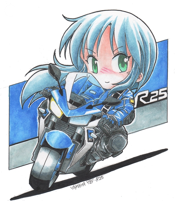 「#いいニーゴーの日 みんなYZF-R25の"25"をどう呼んでる?ツーファイブ?」|Norioのイラスト