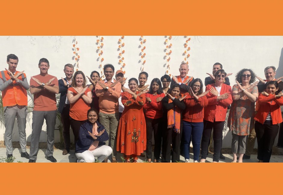 BelgiuminIndia's tweet photo. Let’s #OrangeTheWorld 🧡

On the International Day for the Elimination of Violence Against Women, we wear orange to raise awareness about violence faced by women and girls!

The colour orange represents a bright future ☀️ free of violence. #PushForward

➡️ https://t.co/M4Rpdw6ETi https://t.co/pbBNqiB452