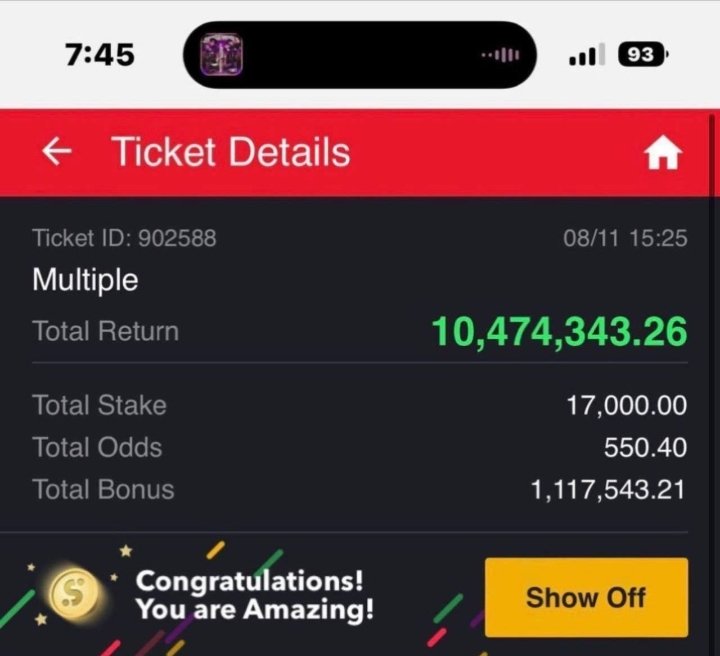 My 550 odds Basketball 🏀 Game Won again yesterday🤩🤩
Wow🤩🤩

I will be dropping another 263 odds Euro  League Basketball 🏀 Today 🔥🔥

Join this link now to get the Code🚨🚨🔥

bit.ly/3GJSpl3

🎁200k giveaway on telegram for first 200 to retweet 🤝
<a href="/SmoothDeliveryy/">The Oracle</a>