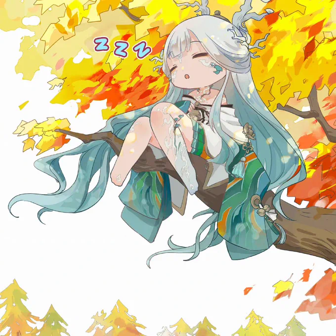 陰陽師公式weiboより《季 ミニキャライラスト 公開》<  