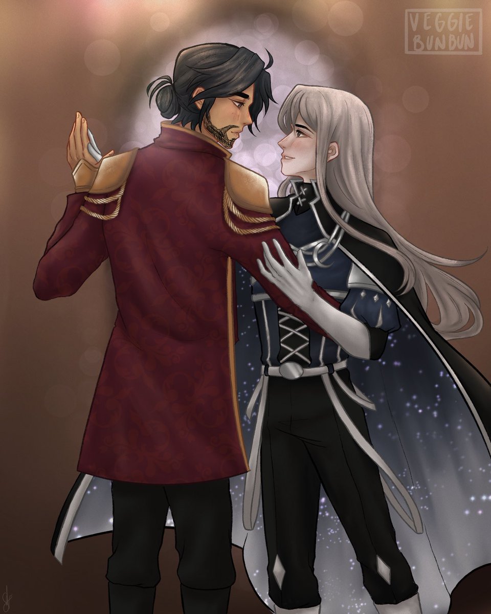 veggiebunbun's tweet photo. “La verdad, nunca se le había pasado por la cabeza la idea de un vals con Ezra, pero ahora que estaba viviendo el momento, no quería que terminara.”

- “La Corte del Eclipse” de @g_vanille ☀️🌙

#LaCorteDelEclipse #ElPrincipeDelSol #fanart #ezra #bastian #eztian https://t.co/OxExUSd84T