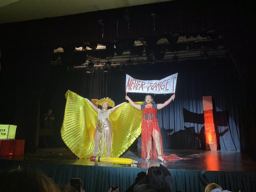 COMPACT2022's tweet photo. COM42:
NiΓ±a Margaret Millares and Monica Poblete
#COMPACTnaPak
#FashionExpo2022
#COMPACT2022
#FactsMatter
#SpreadtheTruth
#BROADenTheTruth https://t.co/1uxGttyZGg
