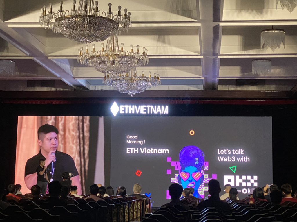 metaspacecy's tweet photo. Big support to our partner @OKCNetwork at @eth_vietnam.
Good speak Jonathan
#metaspacecy #Okcnetwork https://t.co/ztqfXd2UCZ