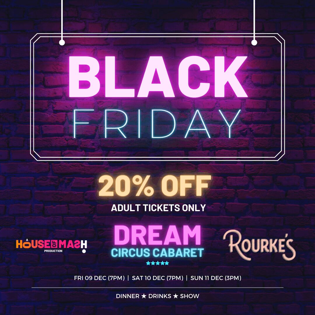 CircusMASH's tweet photo. For today only, we are offering 20% off ALL Adult tickets for our spellbinding cabaret show DREAM 💭✨

Buy your tickets (which include dinner from the Award Winning @Rourkes_Pies) here - https://t.co/kX3uAe7tT3 

We can't WAIT to see you there 🎉
#whatsonbirmingham #cabaretshow https://t.co/kX3Ae8HD5B