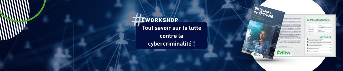 GroupeApave's tweet photo. [#eWorkshop]  Tout savoir sur la lutte contre la #cybercriminalité !
#MichelQuillé reviendra sur les points marquants de son parcours et les expériences rencontrées auprès des organisations publiques et privées.
📅Jeudi 1er décembre 2022 -  13h à 14h
💻 https://t.co/v9uPREHlFU https://t.co/Dzjnu2Is6g