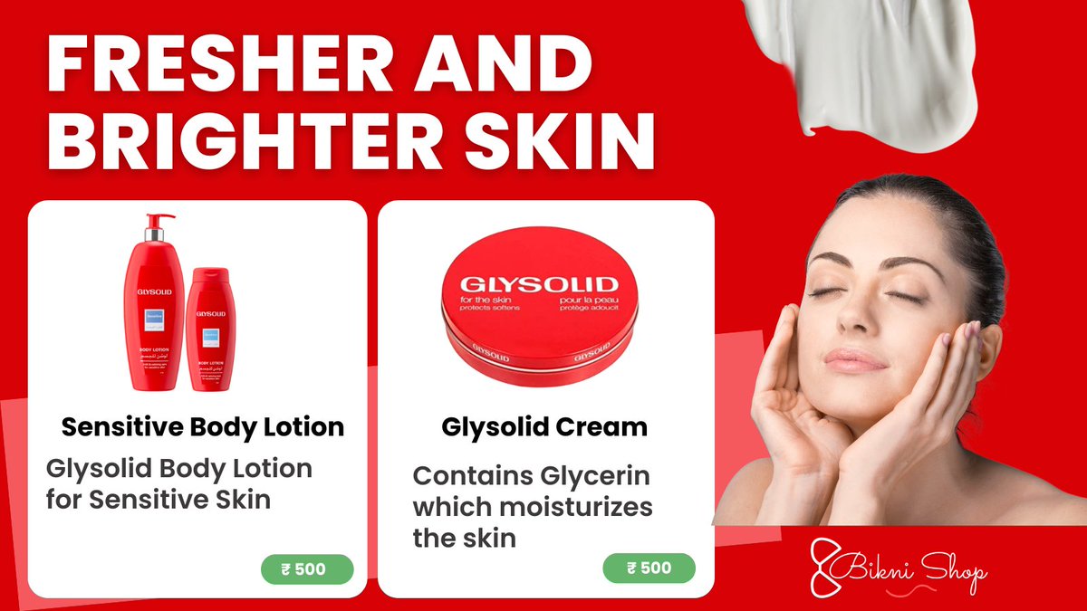 BikniShop's tweet photo. #Glysolid #vegan🩸Cream for #DrySkin is colorless, Improves 🎯 look one application 👣 For all skin types, Non-greasy #moisturiser penetrates the skin 👄 in seconds Works for hours☃️. #Smoothes #softens #protects, #Nonsticky.  #MadeinGermany #1 #fitness  https://t.co/n5sU2p2rHN https://t.co/vsn5gVrtqz