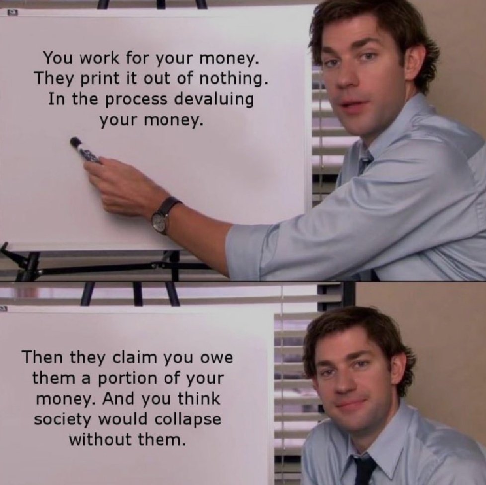 mandemss's tweet photo. There is no bigger issue in the world then unsound money. 

Most issues that exist today are products of a fiat monetary system, designed to steal the wealth of its citizens to enrich the elites while dividing us further.

Sound money is a moral issue. #PiNetwork https://t.co/T0falt5e1I