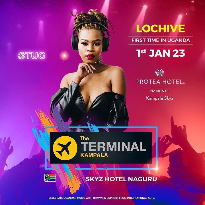 MaamaKampala21's tweet photo. You can’t be home on 1st Jan when LOCHIVE will be at Skyz Hotel Naguru performing still at the #TerminalWeekendFestival
Better get your ticket now via https://t.co/x6P8Xio0vL
#TUG #TerminalKampala https://t.co/3mwaVX9iv4