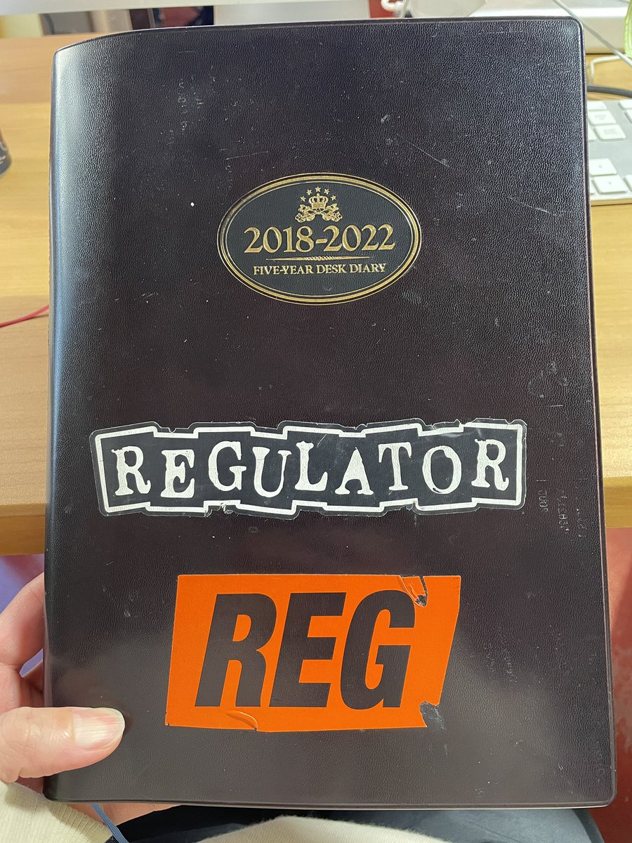 REGULATOR_WEB's tweet image. 5年分の手帳も気付けばあと1ヶ月!!
#regulator #regcrew #regtag