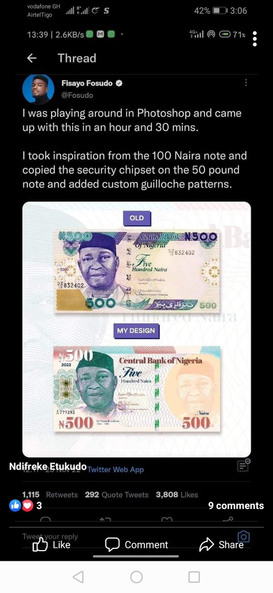 DeArmelins's tweet photo. Pls my fellow patriot of our beloved Nigeria let all push the campaign for the removal of the so-called #tie_and_dye naira note bill from our system, I believe with you and I we can do it.
Pls keep sharing and reposting. https://t.co/HaK4ML0wMR