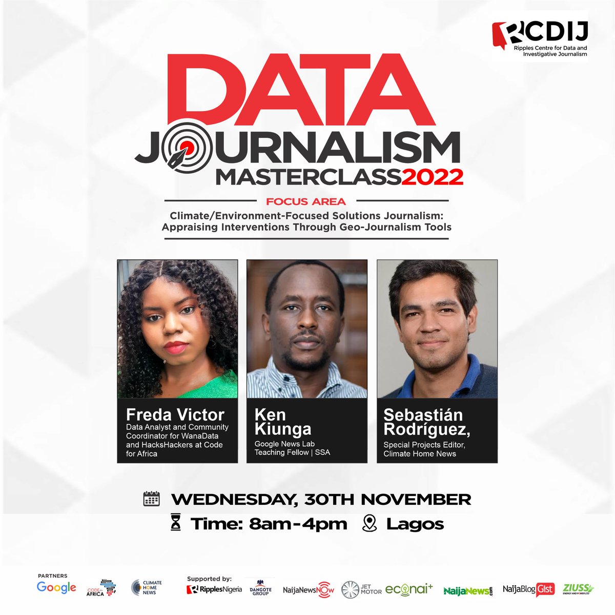 rcdij's tweet photo. Counting down… Congrats to all our successful applicants! #ClimateCrisis #climate #environnement #journalism https://t.co/KU7e1djgs2