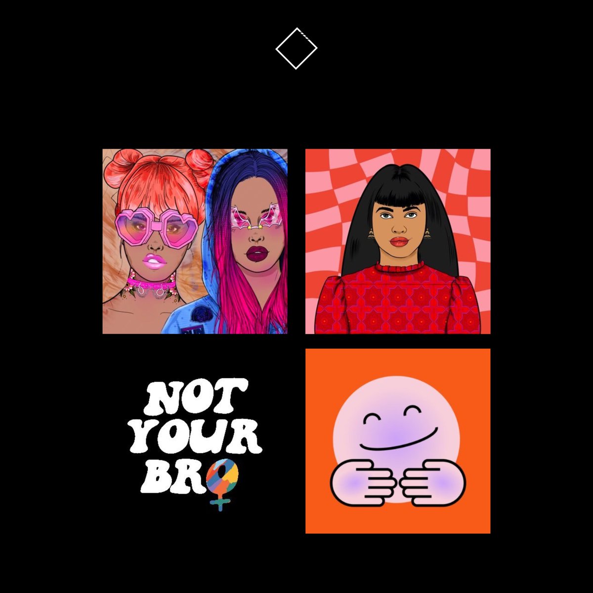 Our holders are now voting on the next four candidates for a 1 eth sweep.

1⃣ <a href="/CrazySassyExes/">Crazy Sassy Exes NFT - MINTING NOW ✨</a> 
2⃣ <a href="/WomenriseNFT/">Women Rise</a> 
3⃣ <a href="/NotYourBroNFT/">Not Your Bro 🇦🇺</a> 
4⃣ <a href="/thehugxyz/">JJ</a> 

discord.gg/thesocietynft