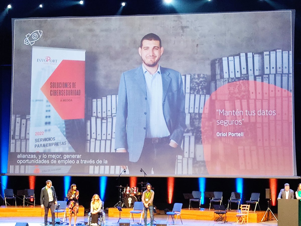 monica_eg's tweet photo. Ayer en la siempre emocionante Gala Fundación Prevent fue premiada #InvoPort startup de #Ciberseguridad de #PowerNauts primera aceleradora de proyectos liderados por persona con discapacidad. Mil gracias @FPrevent, #MontseMore y todo su equipo. #womanincyber https://t.co/rZhuLYXSmJ