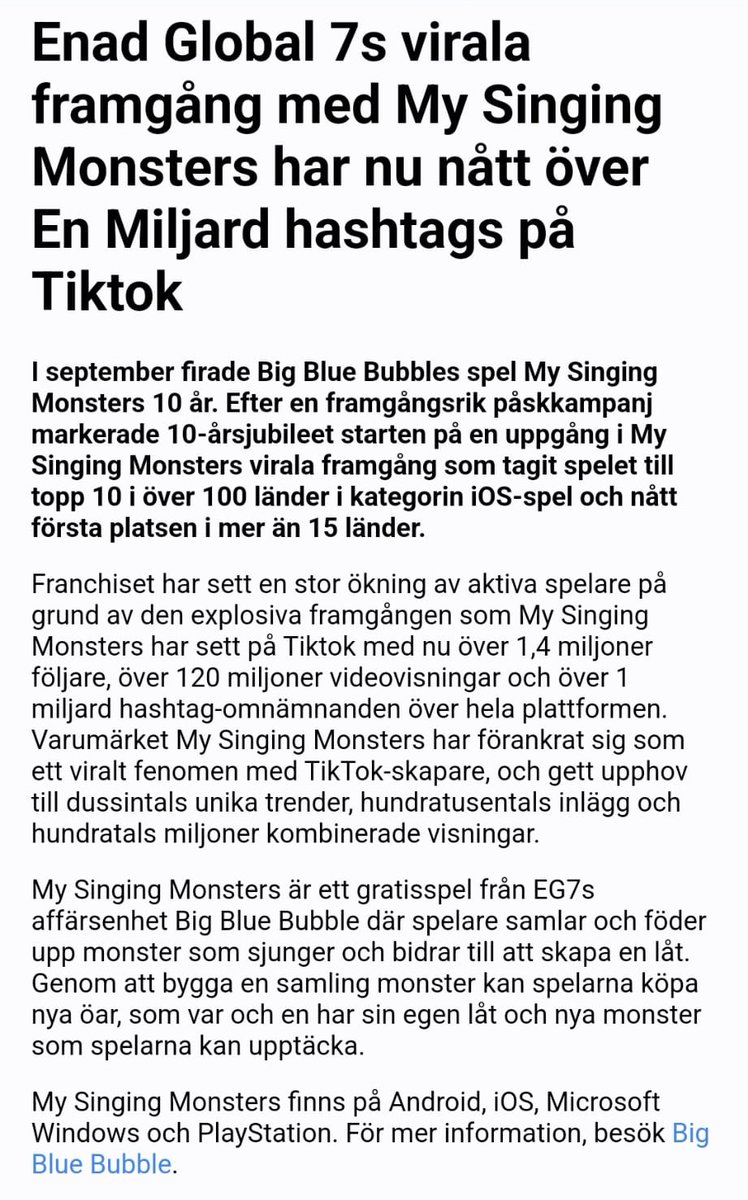 S_Watch_'s tweet photo. Monster Succe kan man ju lungt säga! 10 år på nacken och tar rymdraketen! #raket #EG7 #finanstwitter #space #MobileGame https://t.co/D0ctG6GsI3