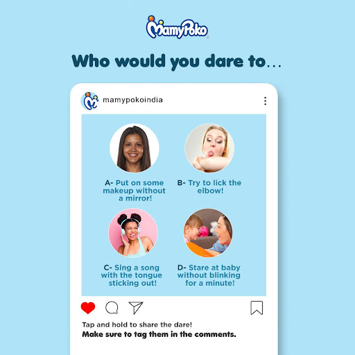 MamyPokoIN's tweet photo. Come on mamy’s! Tag and share the dare with your crew! We’re sure you’re gonna have a blast.
#Tag #Dare #Babydiaper #ExtraAbsorb #MPP #mamy #mamypoko #babylove #littleones #newborn #newbornbaby https://t.co/KwjaN98wG7