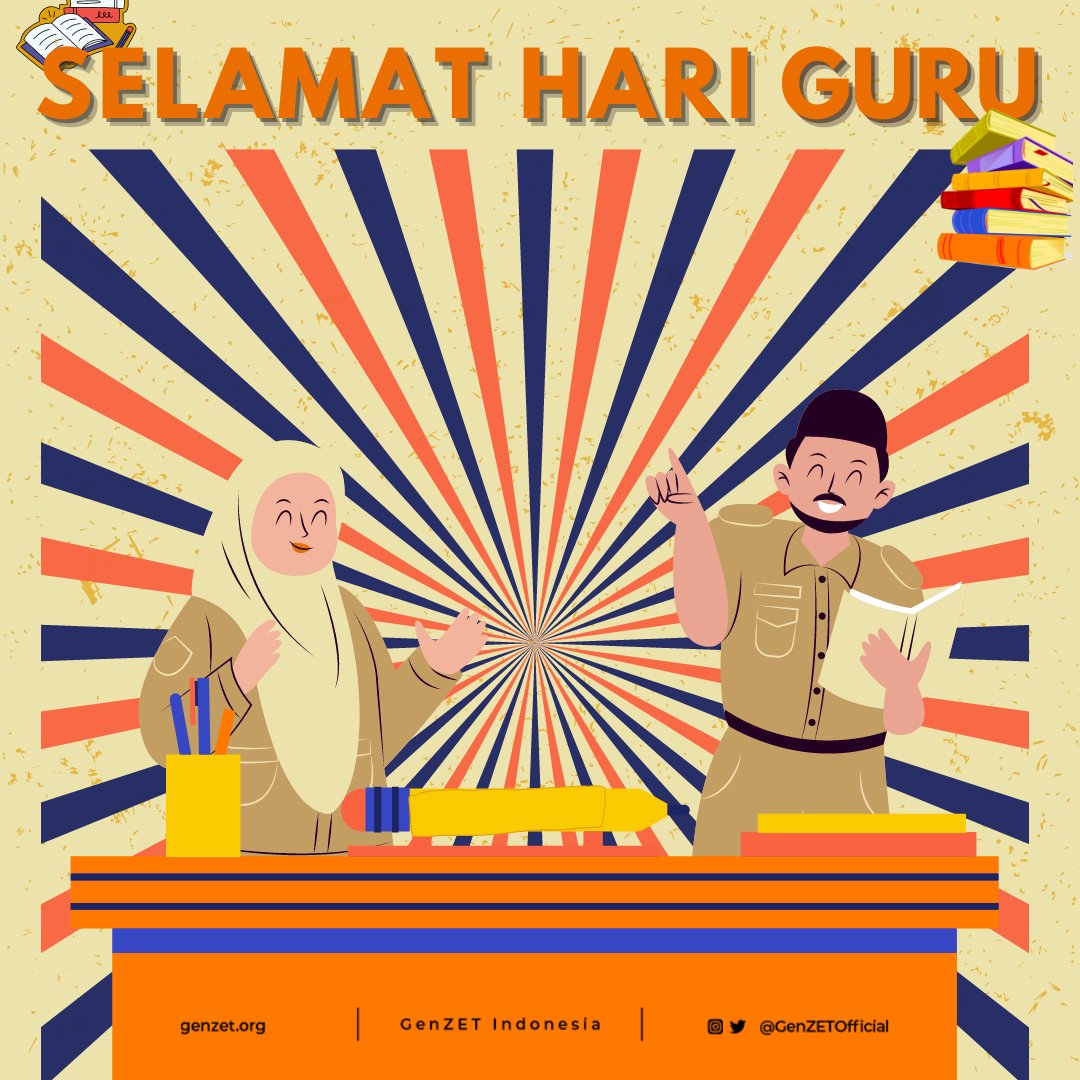Karena guru, kita tahu banyak ilmu. 
Karena guru, lahir generasi yang cerdas.

Selamat Hari Guru Nasional 2022

#harigurunasional 
#hariguru2022 
#GenZETIndonesia