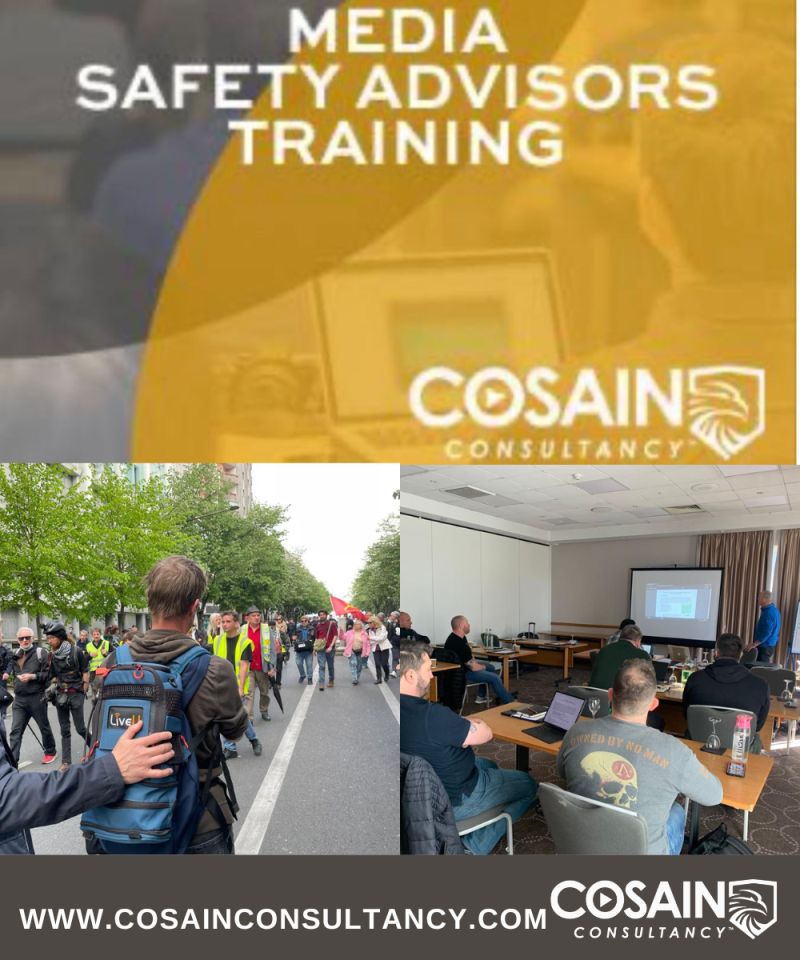 Cosain Consultancy Media Safety Advisors Training course on January 5th &amp; 6th 2023 in Richmond. 

cosainconsultancy.com/product/cosain…

#medic #remotemedic #remotemedicine #wildernessmedicine #frec #fpos #firstresponder #prehospitalcare #phem #travel #tv #meda #safety #mediasafety