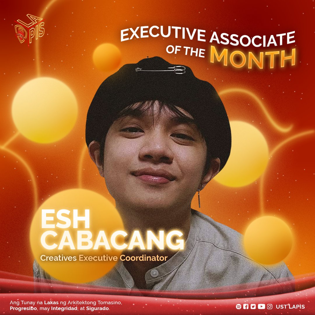 USTLAPIS's tweet photo. Here are our LAPIS Executive Coordinators and Associates—EAs of the Month, who stood out this month with their outstanding performance and initiative.
#1nnovate2Empower
#VisualizeOptimizeInitialize
Board by: Keana Guillermo
Caption by: Pauline Justine Daga https://t.co/XnXspdaIhL