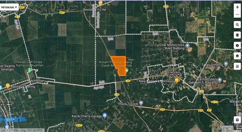 valuepropertymy's tweet photo. ZONING INDUSTRIAL LAND at IJOK FOR SALE : DAERAH KUALA SELANGOR
+MUKIM IJOK
**FREEHOLD
**TOTAL sizes land : 808 acres
**next to Jalan Kepong- Kuala Selangor
**next to WCE ( West Coast Expressway ) LEBUHRAYA PERSISIRAN PANTAI BARAT
Contact : MckayC TEH 
+6013-3312818 https://t.co/bdX6xxK7lS