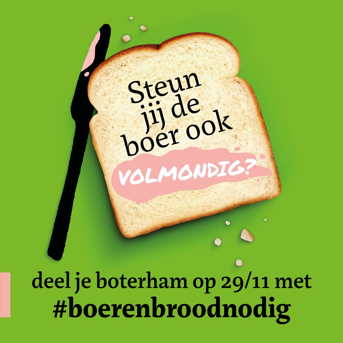 60% van de landbouwgrondstoffen die onze voedingsbedrijven gebruiken, is van Belgische oorsprong! Wat leg jij op 29/11 op je boterham om onze Vlaamse boeren en voedingsbedrijven te steunen? Maak een foto en deel met #boerenbroodnodig 🍞📸
Lees meer👉boerenbroodnodig.be