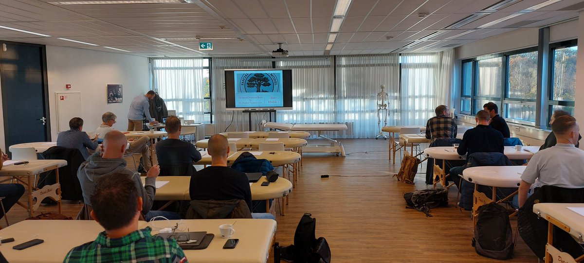 fdm_worldwide's tweet photo. Fascial Distortion Model Module 1 in Gilze, Netherlands 🇳🇱 this weekend with 25 dutch physiotherapists and osteopaths #fascialdistortionmodel #manualmedicine https://t.co/aP7dz4oL1W