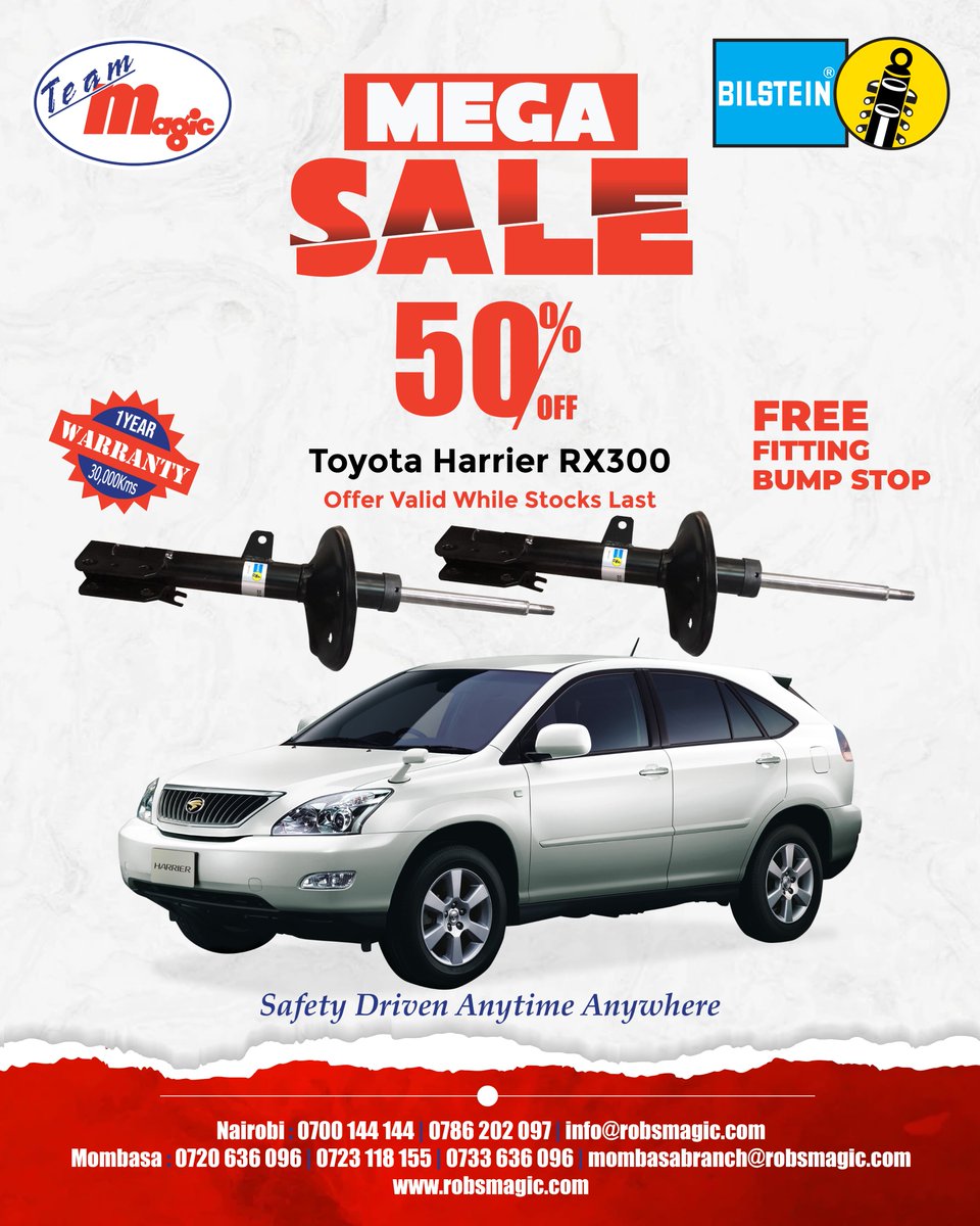 TEAMMAGICGLOBAL's tweet photo. Mega discounts up to 50% off! ๐ฅ Don't miss out!
The time is now! replace your old or worn-out shocks and save some money.
Click here to unlock your savings๐ https://t.co/xPymS4zLyQ
#SpecialOffer #RobsMagic #Offers2022 #Suspension #lift #betterride #Megasale https://t.co/6LA1Xlw1NT