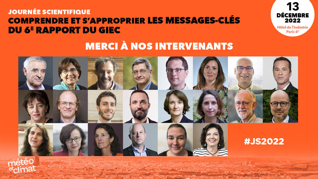 MeteoClimat's tweet image. [#Évènement #JS2022]

Retrouvez ici nos intervenants.tes à notre journée scientifique “Comprendre et s’approprier les messages-clés du 6e rapport du #GIEC”
#Adaptation #Atténuation #Communication 
@cbuffet @wolfgangcramer @JouzelJean 
🧵