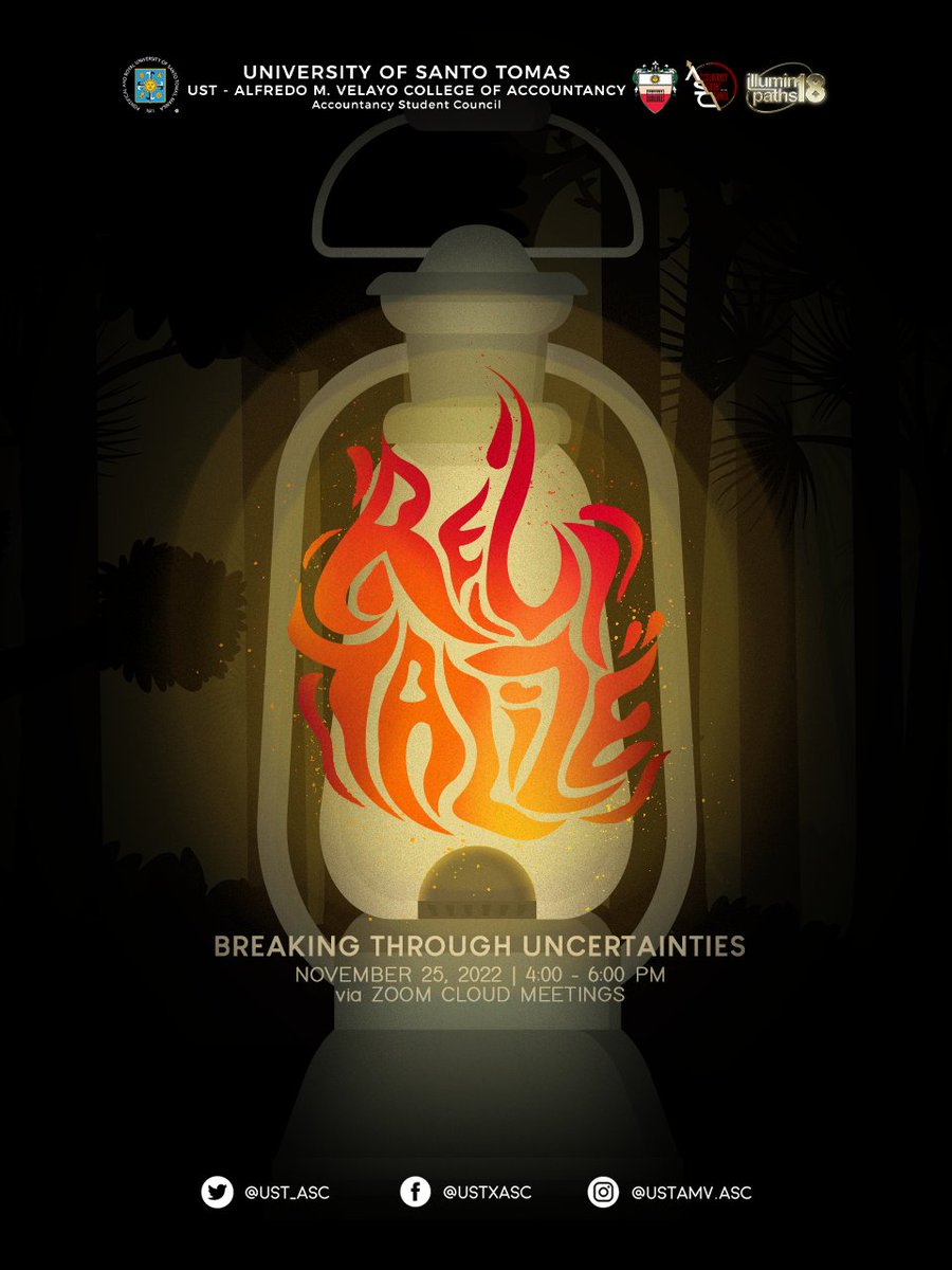 UST_ASC's tweet photo. Self-love spirit set alive, be set for an afternoon of Revitalize! ❤️🔥
Calling the attention of all AMVians to redefine the sparks of tenacity here on "Revitalize: Breaking Through Uncertainties"
#Siklab2022
#Illumin18Paths https://t.co/3Sh2ALNIY3