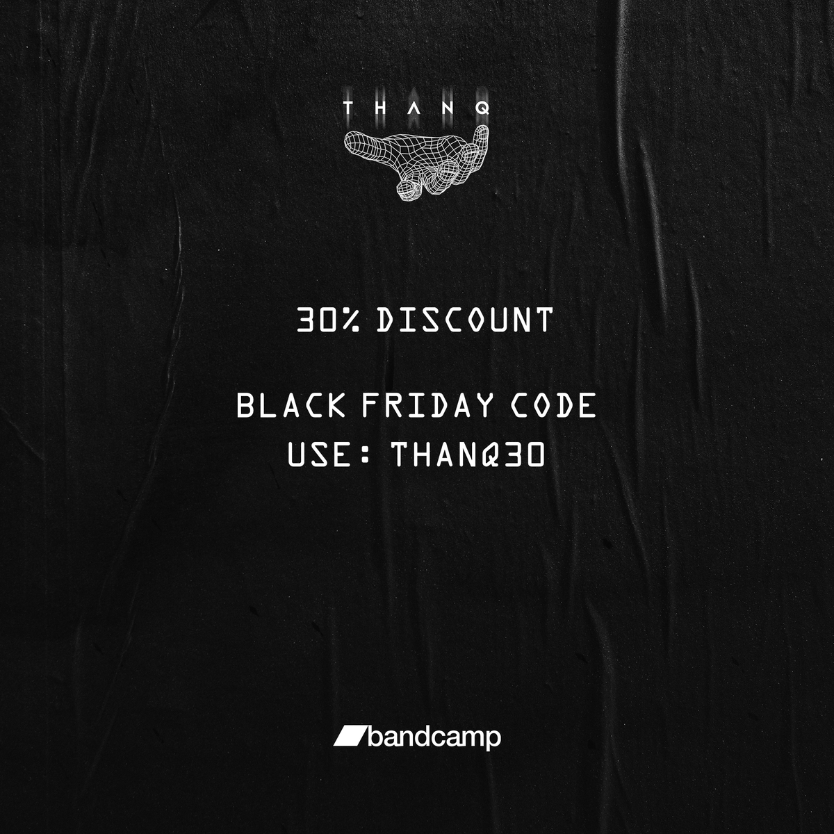 ThanqMusic's tweet photo. Black Friday on THANQ Music! Code is valid until Dec 1st! 🚀Grab new music!
https://t.co/9GaAEdw3lA

#music #BlackFriday #BlackFridayBrandOff #edm #electronicmusic #minimalmusic #deeptech #rominimal #techhouse #housemusic #Musica #bandcamp #bandcampfriday #discounts #discountcode https://t.co/vMPr4aUzwn