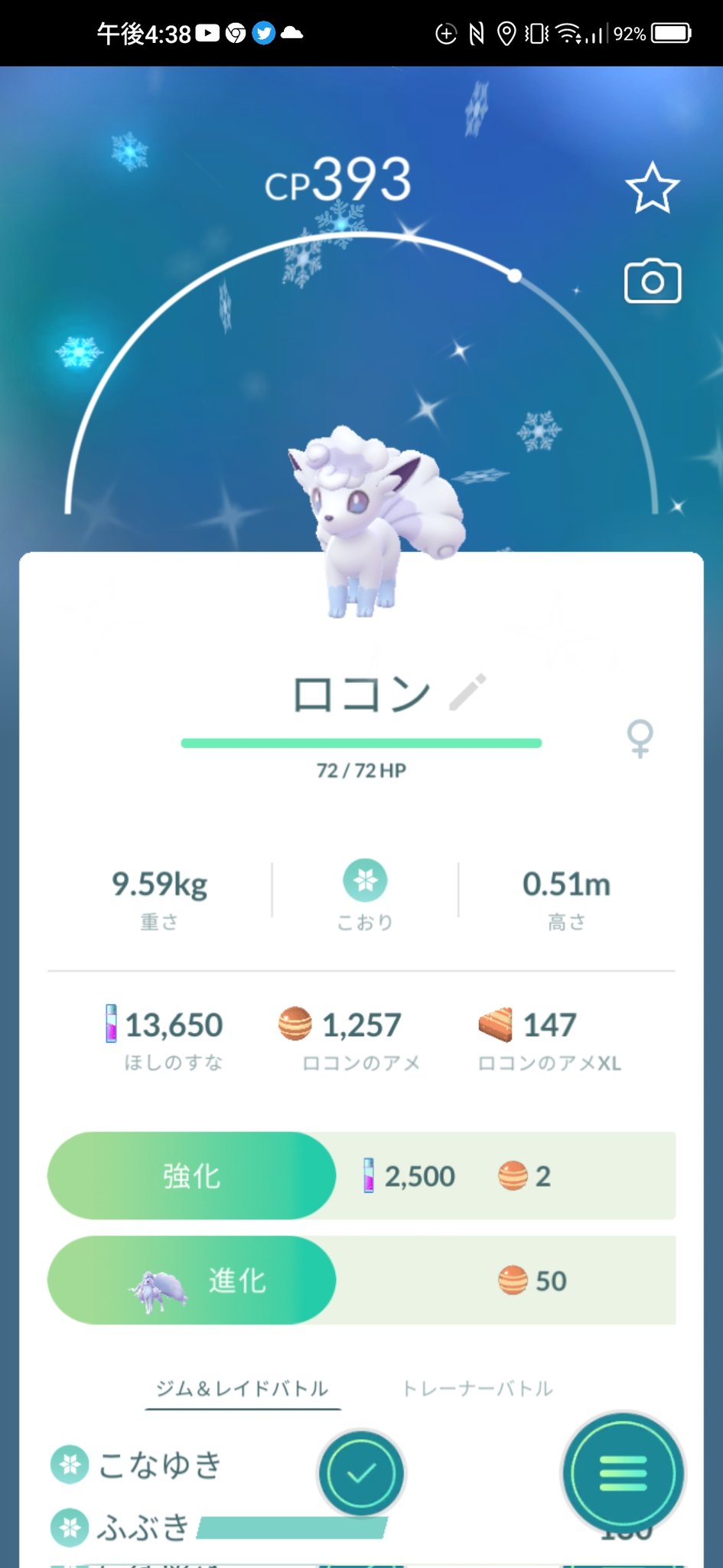 色違いキュウコン Twitter Search Twitter