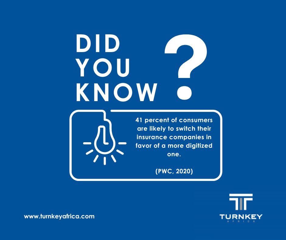 By digitizing your insurance business, you can provide customers with a faster and more convenient way to do business with you. Get started today with the TurnQuest Digital Platform. Visit: turnkeyafrica.com/book-consultat…
#insurancetechnology #turnquestsuite #turnquestdigital #insurtech
