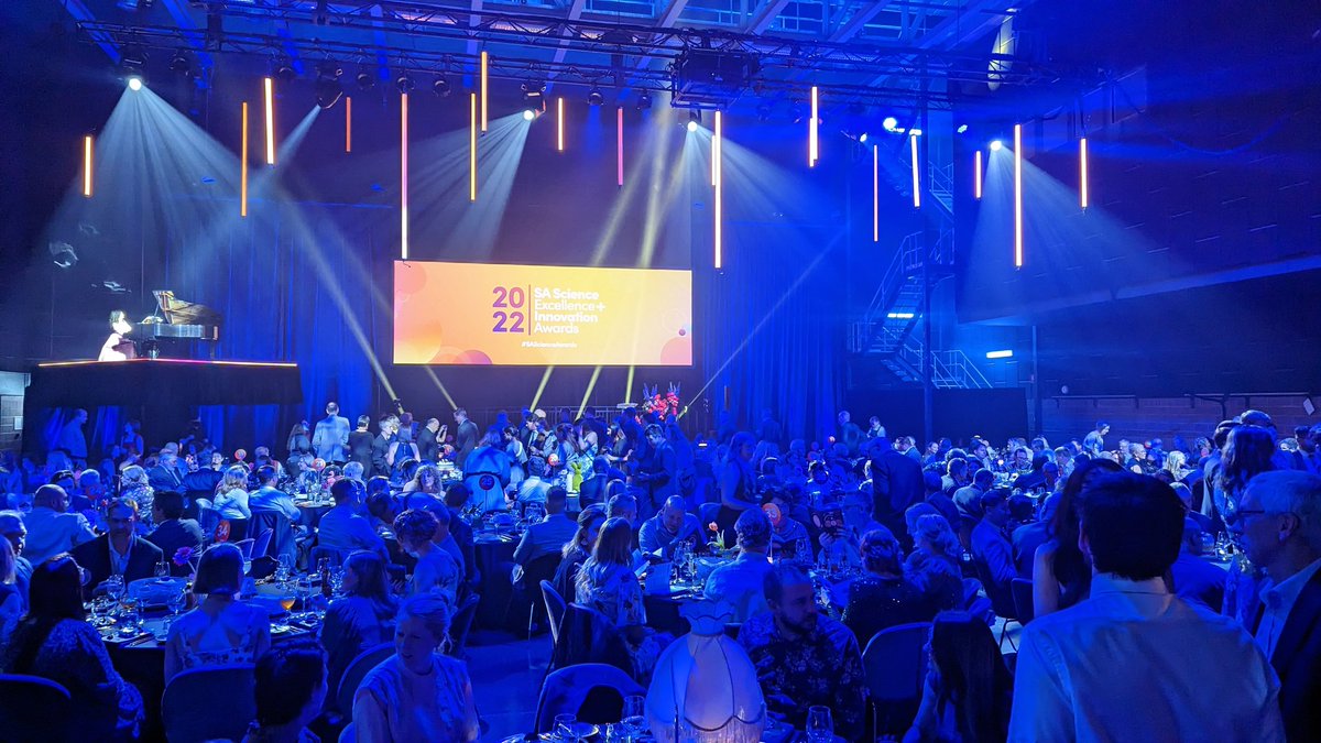 So pleased to be at tonight’s #SAScienceAwards celebrating all the amazing South Australian scientists, innovators, and educators