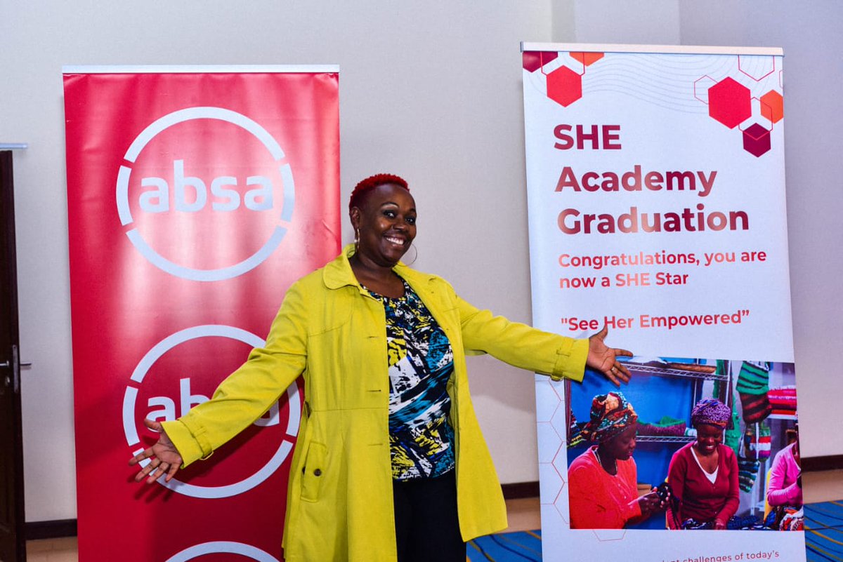 aslachid_B's tweet photo. Today, women-led business have yield notable financial benefits to the national economy and has helped grow household's incomes
#AbsaSHE #SHEStar https://t.co/Mz3bsBori8