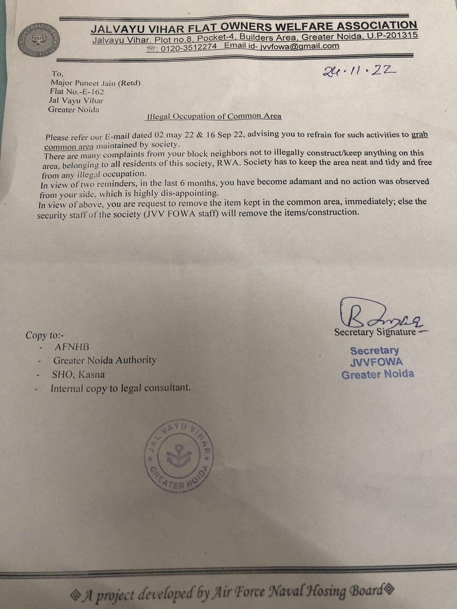 JVVFOWA's tweet photo. @KasnaSho @DCPGreaterNoida @CeoNoida @dmgbnagar @tejpalnagarMLA @CMOfficeUP @rituias2003 #Rampant #unauthorised #construction going on in Jalvayu Vihar #greaternoida. Letters are given to #authority no #action.A few residents r arrogant n setting bad example for others to follow. https://t.co/v4anBdlEi7