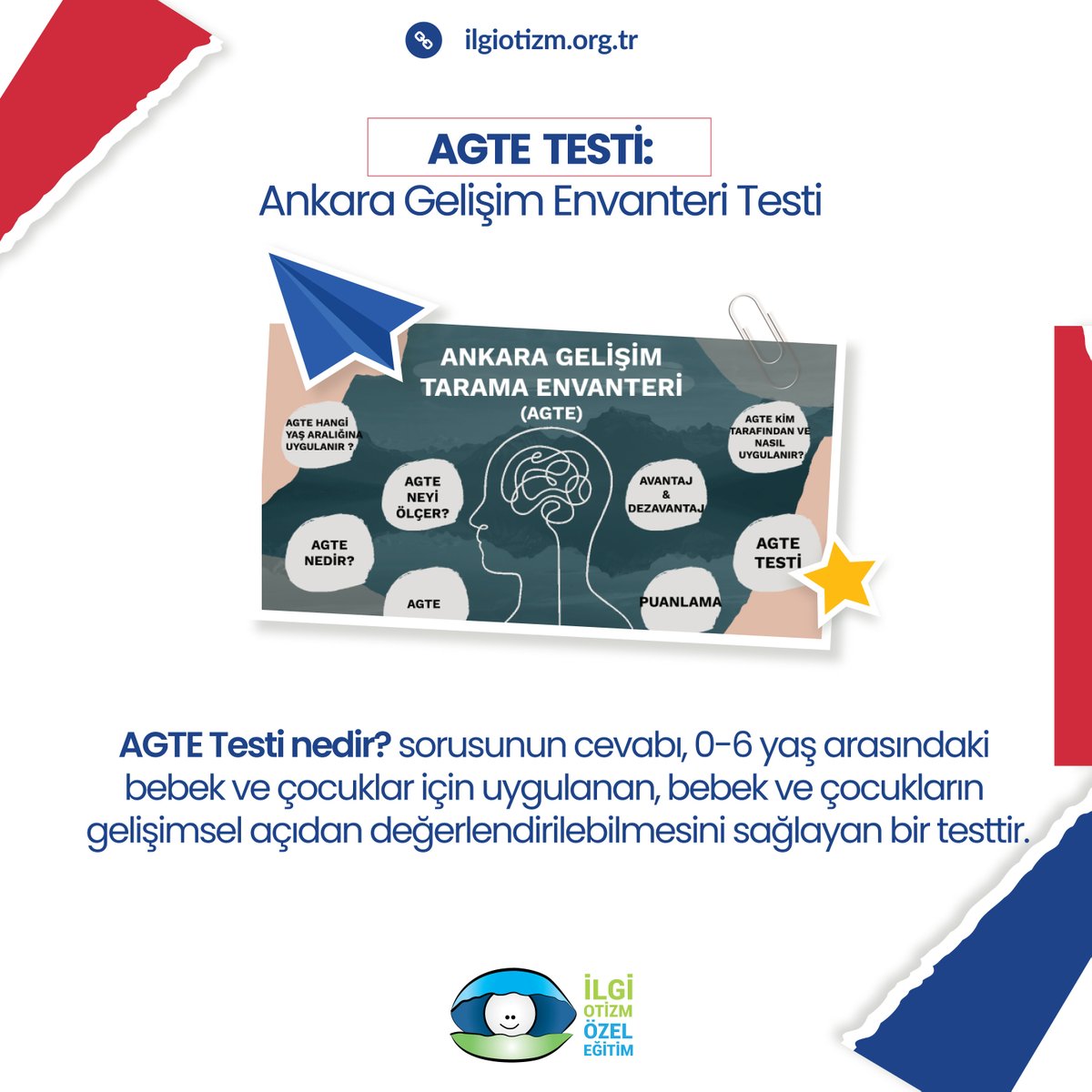 ilgiozelegitim's tweet photo. AGTE Testi nedir? sorusunun cevabı, 0-6 yaş arasındaki bebek ve çocuklar için uygulanan, bebek ve çocukların gelişimsel açıdan değerlendirilebilmesini sağlayan bir testtir.
https://t.co/8p8RKkTYvB
#agte #test #özeleğitim #ilgiotizm #ilgiotizmözeleğitim #gelişim #agtetesti https://t.co/nTrUvG26eo