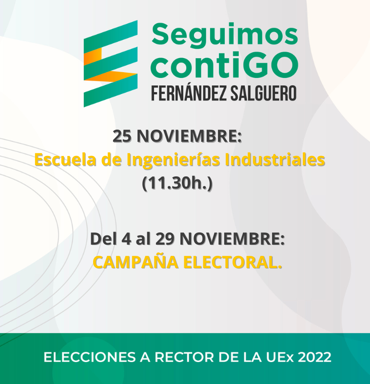 PedroFSRector's tweet photo. Buenos días a todas y todos,
Hoy cerramos la semana visitando la Escuela de Ingeniería Industriales a las 11:30h.
Y como siempre seguimos con la campaña electoral y por supuesto, seguimos contiGO :)
#PedroFS_SeguimosContiGO #PedroFSRector https://t.co/iknHjR7hcU