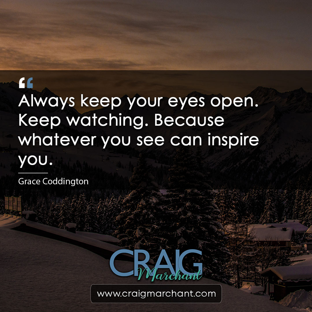 CraigMarchant37's tweet photo. 😃😃 Today's Quote :) 😃😃

Always keep your eyes open. Keep watching. Because whatever you see can inspire you. - Grace Coddington

https://t.co/rAR70NBB5d

#mentalhealth #mentalhealthawareness #mentalhealthmatters #mentalhealthrecovery #mentalhealthadvocate https://t.co/nxe4QzOrwn